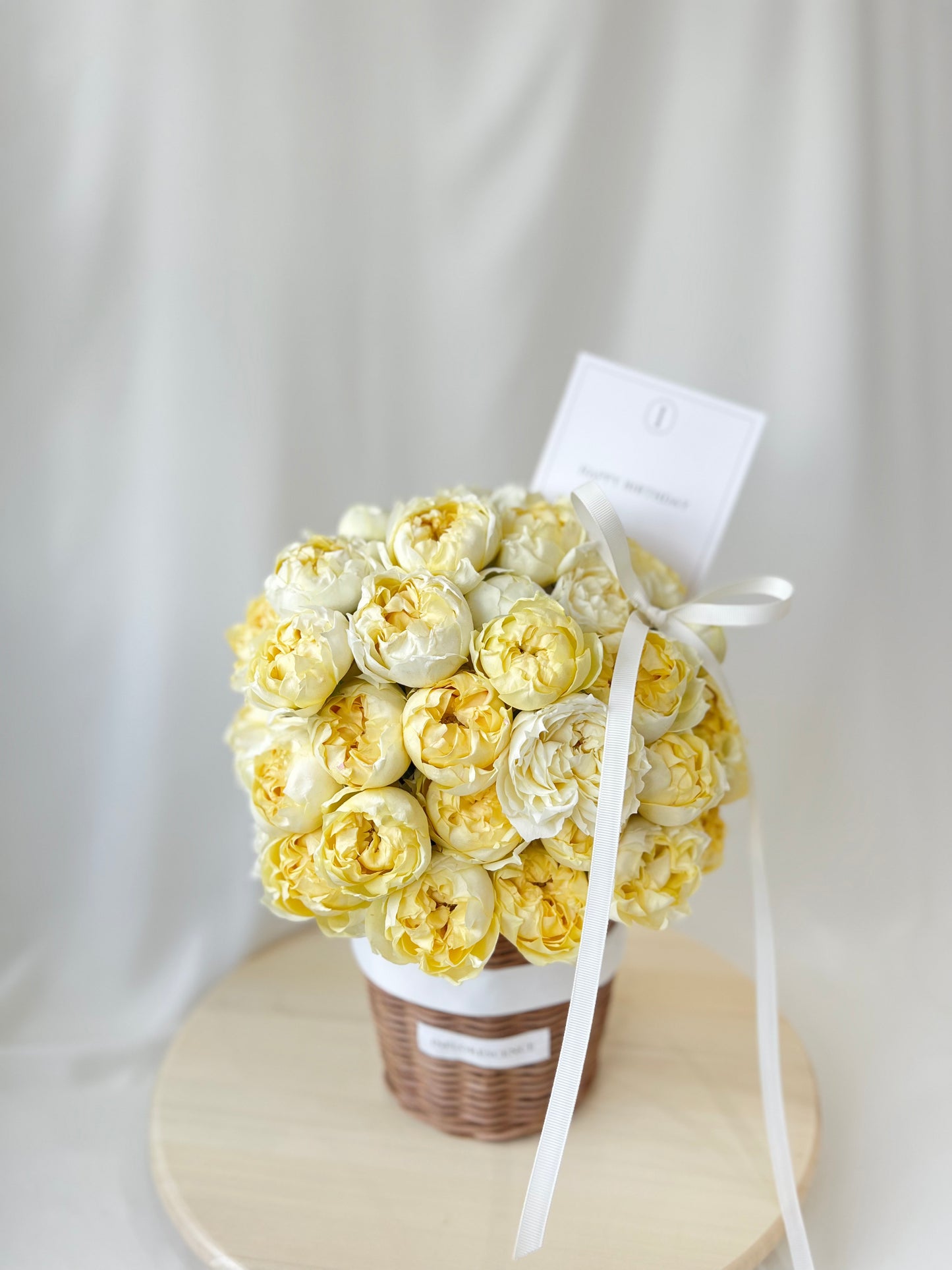 Lemon Sorbet, Floral Basket